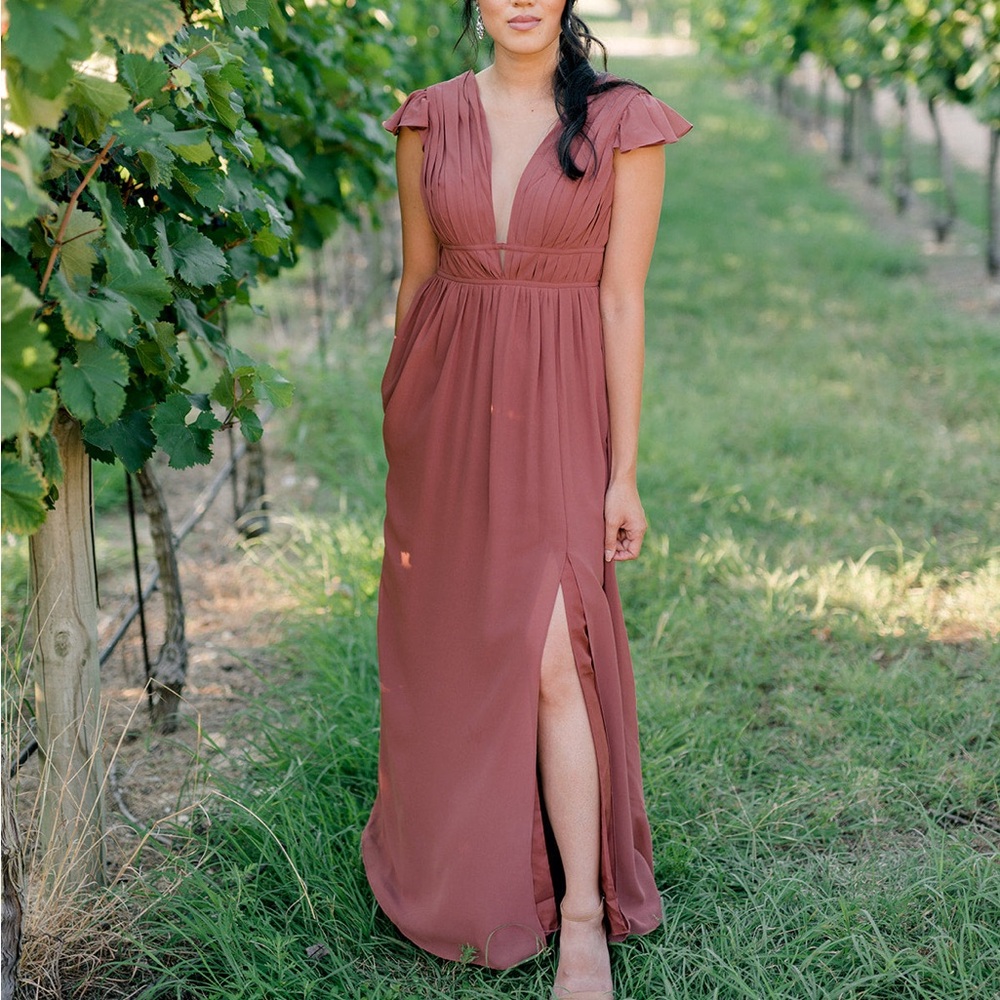 NWT | Revelry Cora Chiffon Bridesmaid Dress